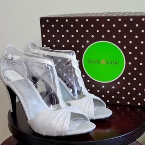 Kelly & Katie Silver Christa Heels